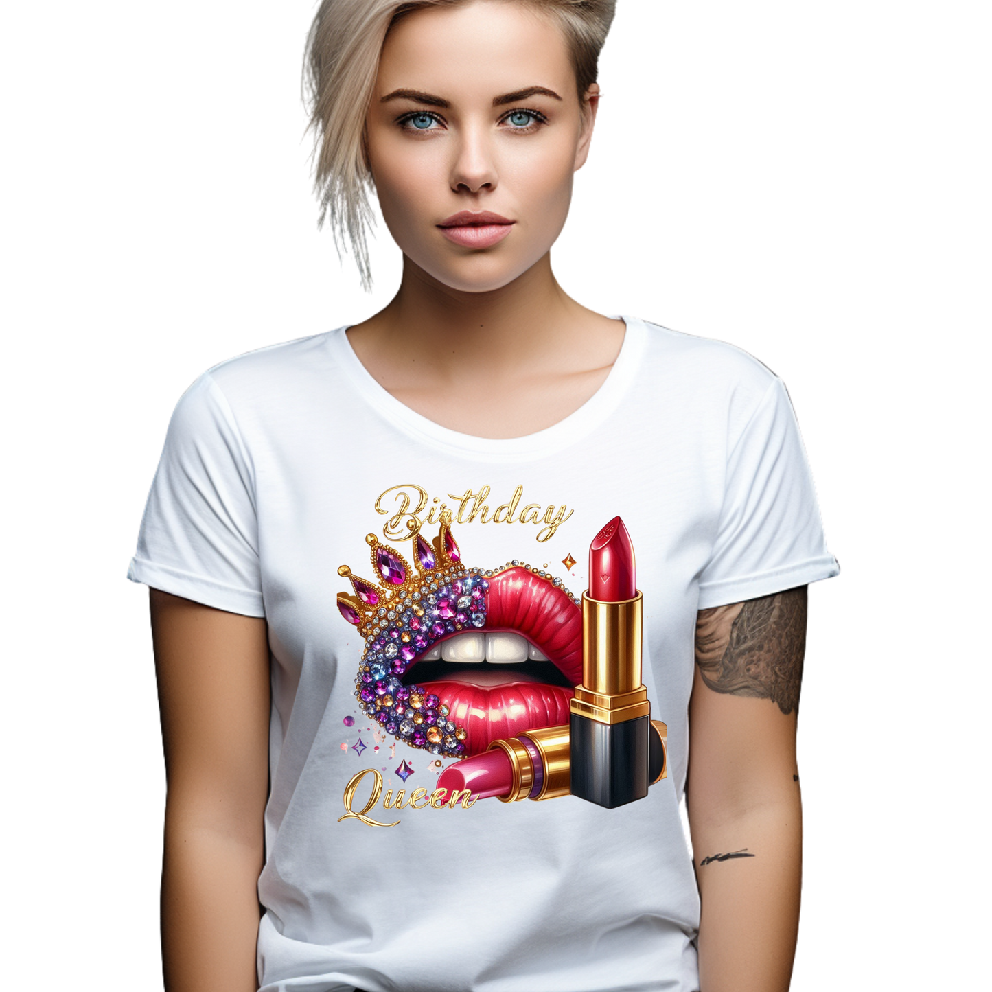 Birthday Queen 2025- 2026 Golden T-Shirt
