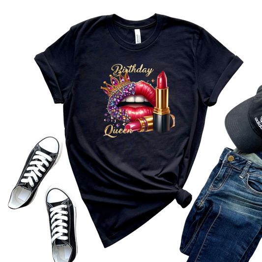 Birthday Queen 2025- 2026 Golden T-Shirt