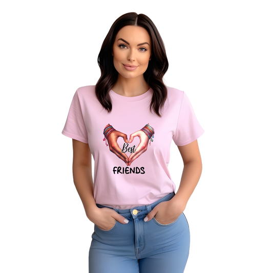 Best Friends Heart Hands T-Shirt
