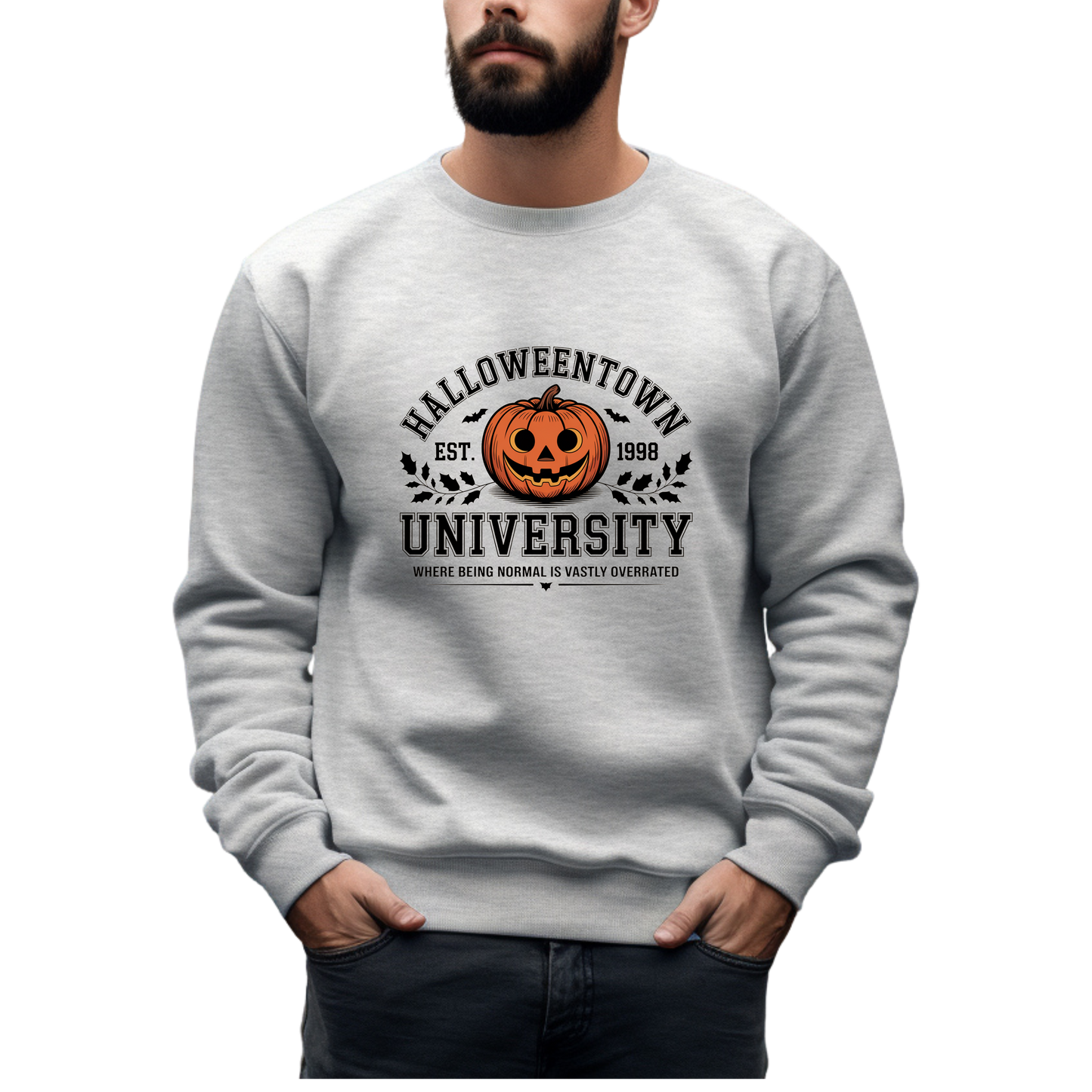 Halloweentown University Crewneck Pullover Sweatshirt