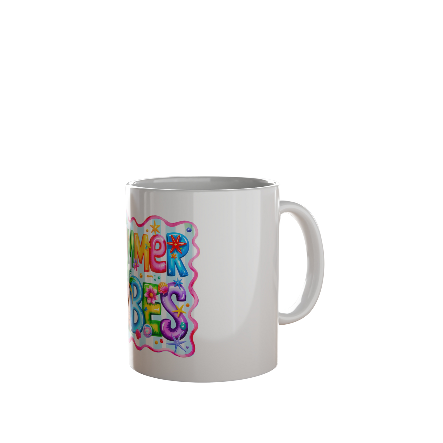 Colorful Summer Tropical Beach Vibes Mug