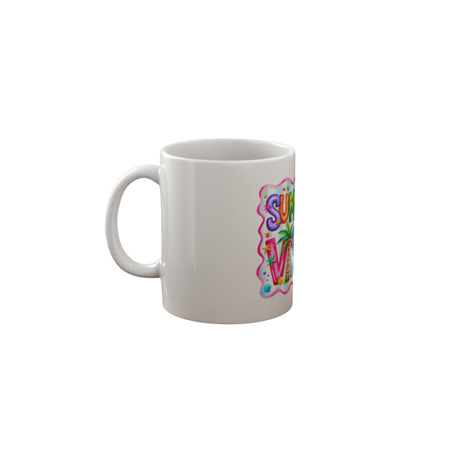 Colorful Summer Tropical Beach Vibes Mug