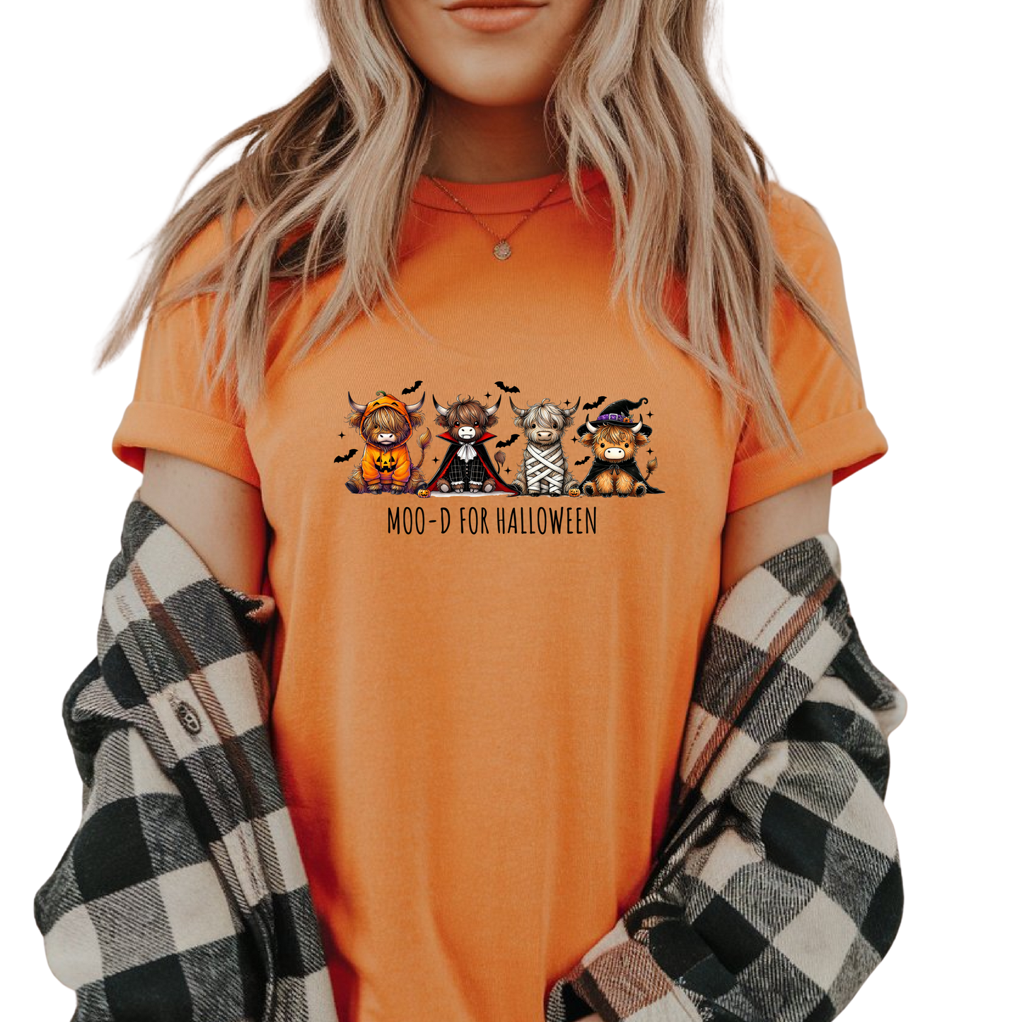 Moo-D for Halloween Highland Cow Unisex T-Shirt