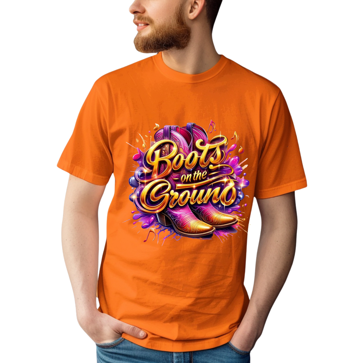 Boots on the Ground Country Unisex T-Shirt