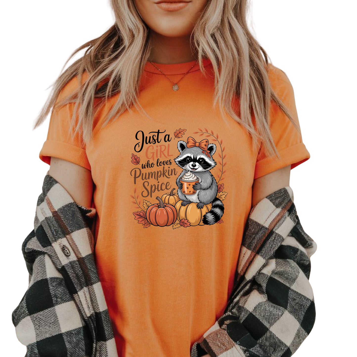Funny Raccoon Pumpkin Spice T-Shirt
